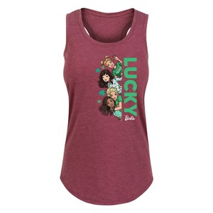 Women's - Barbie - Lucky Graphic Racerback Tank - 1 of 4
