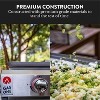 GasOne Flat Top Grill with 4 Burners Premium Propane Outdoor Grill Cart Stainless Steel Auto Ignition Camping Grill Outdoor Griddle - 3 of 4