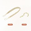 Unique Bargains Hand Woven Braided Rope Decorative Curtain Tiebacks - 3 of 4