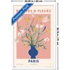 Trends International Reinders: Flowers - Plantes Fleurs Paris Framed Wall Poster Prints - 3 of 4