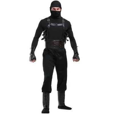  California Costumes Men's Stealth Ninja Costume, Black