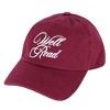 David & Young Women's Well Read Washed Embroidered Baseball Cap - 2 of 4
