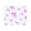 Hudson Baby Infant Girl Cotton Muslin Swaddle Blankets, Pastel Pink Floral, 3-Pack - 3 of 4