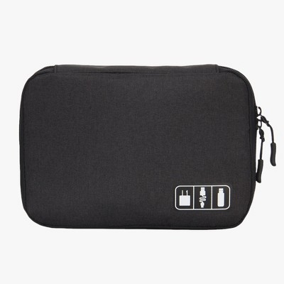 Hynes Eagle Electronic Organizer Travel Cable Tech Case-Black
