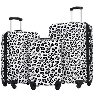 3 Piece Luggage Set, Hardshell Suitcase Set with Spinner Wheels & TSA Lock, Lightweight Travel Luggage Set for Women Men Family - 1 of 4