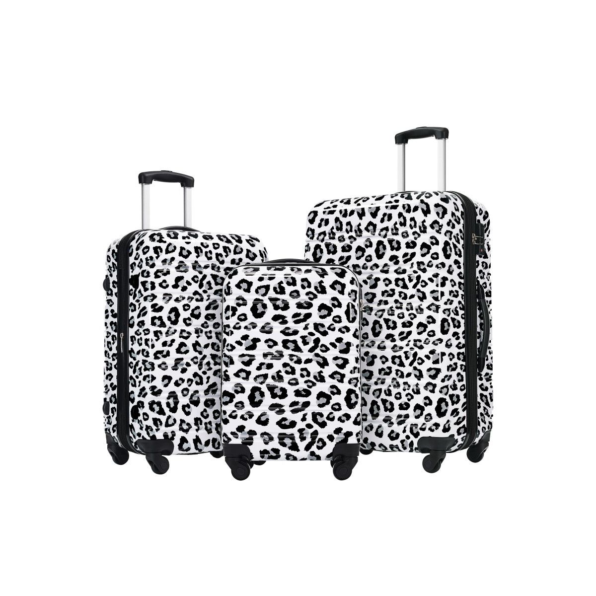 3 Piece Luggage Set, Hardshell Suitcase Set with Spinner Wheels & TSA Lock, Lightweight Travel Luggage Set for Women Men Family
