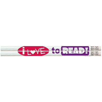 Musgrave Pencil Company I Love to Read! Motivational Pencil, Pack of 144