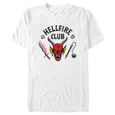Men's Stranger Things Welcome To The Hellfire Club T-shirt - White ...