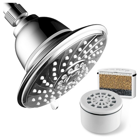 Water Softening 15 Stage Filtration Compact Shower Head with Replaceable  Filter - Mist