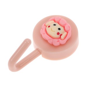 Unique Bargains Utility Adhesive Hook White Lamb 1.97"x1.18" 1 Pc - 1 of 4