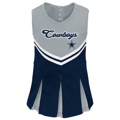 NFL Dallas Cowboys Toddler Girls Cheer Set 12M