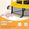 4.5FT Kids Trampoline with Safety Enclosure Net, 55" Outdoor Indoor Trampoline for Kids, 4A -ModernLuxe - 4 of 4