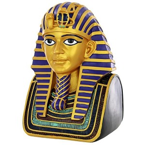 Design Toscano Golden Shroud of Tutankhamen Egyptian Bust Statue: Large - 1 of 4