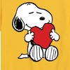 Boys' - Peanuts - Snoopy Valentine's Hugging Heart Short Sleeve Graphic T-Shirt - 2 of 4