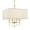 Crystorama Lighting Paxton 4 - Light Chandelier in  Aged Brass - 2 of 4