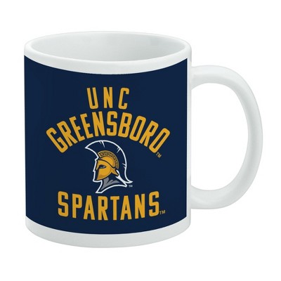 UNC Greensboro Spartan Ceramic Coffee Mug Novelty Gift Mugs for Coffee Tea and Hot Drinks 11oz White