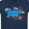 Minecraft Summer School Graphic Youth Boy's Navy T-Shirt - 2 of 3