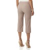 Rekucci Women's Ease into Comfort Capri with Button Detail - 3 of 4