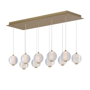 ET2 Lighting Rhythm 10 - Light Island Pendant Light in  Gold - 1 of 3