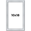 PosterPalooza | Classic Silver Picture Frame - UV Acrylic, Foam Board Backing, Hanging Hardware - 2 of 4