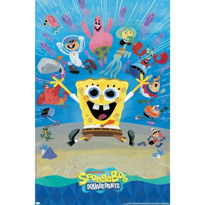 Trends International Nickelodeon Spongebob 25th - Painting Unframed Wall Poster Prints