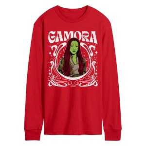 Men's - Marvel - Guardians of the Galaxy Gamora Art Nouveau Long Sleeve Graphic T-Shirt - 1 of 3