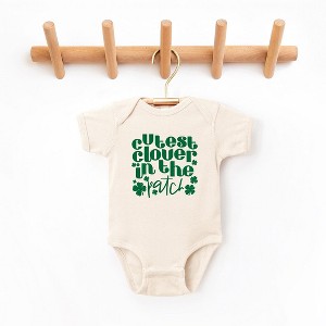 The Juniper Shop Cutest Clover In The Patch Baby Bodysuit - 1 of 3