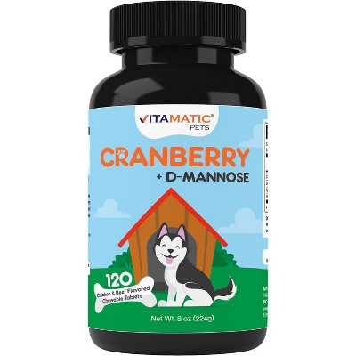 Cranberry for Dogs - 120 Chewable Tablets