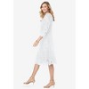 Jessica London Women's Plus Size Lace Fit & Flare Dress - 4 of 4