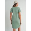 Hello Miz Casual Crew Neck Tee Shirt Maternity Dress with Pockets - 4 of 4