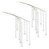 Hanging Prism Branch Set – 24"H Elegant Christmas Decorative Stems (Set of 2) Acrylic & Plastic Holiday Accents by Melrose - 4 of 4