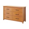 Galano Gianni 6 Drawer 47.2 in. Wide Dresser (Sturdy, Effortless Assembly with Interlocking Drawers) - 3 of 4