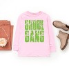 Ghoul Gang Block Distressed - Youth Long Sleeve Graphic T-Shirt - 3 of 4