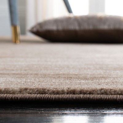 Elysian Light Brown Synthetic 2'2" x 8' Soft Texture Runner Rug