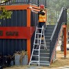 17FT Multi-Purpose Aluminum Ladder, Convertible A-Frame, Straighta or Step Ladder, Foldable Design, ANSI Certified 250 lbs – Cuddlewood - 3 of 4