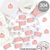 Big Dot of Happiness Girl Little Pumpkin - Fall Birthday Party or Baby Shower Candy Favor Sticker Kit - 304 Pieces - 2 of 4
