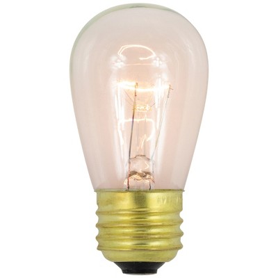 Northlight Pack of 25 Incandescent S14 Clear Christmas Replacement Bulbs