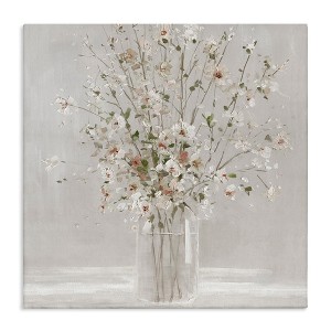 Stupell Industries Neutral Flower Vase Arrangement, 24" x 24" - 1 of 4