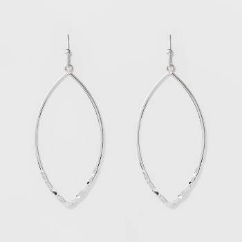 Medium Tear Drop Earrings - A New Day™ Silver