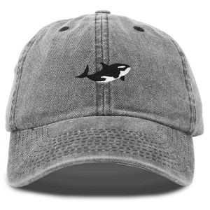 Dalix Orca Cap Aquarium Embroidered Mens Cotton Dad Hat Baseball Hat - 1 of 4