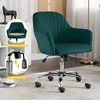 NicBex Adjustable Height Velvet Home Office Chair with Casters for Work Study Vanity - 3 of 4