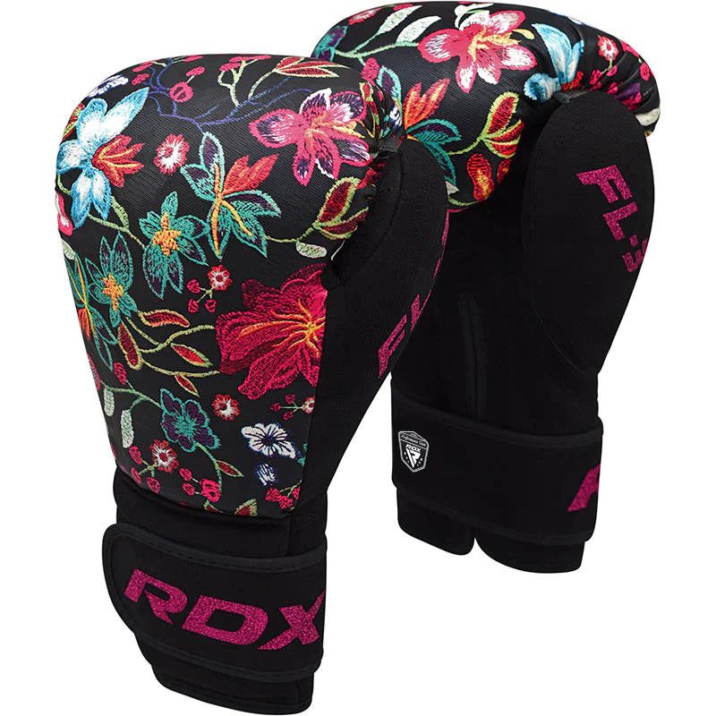 RDX Sports Floral Boxing Sparring Gloves - Premium Quality Gloves for Professional/Amateur Boxers, Training, Sparring, Heavy Bag Work, Kickboxing, 3 of 8