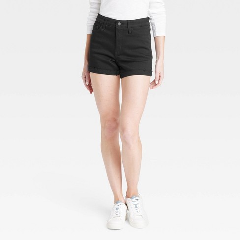 mossimo mid rise midi shorts