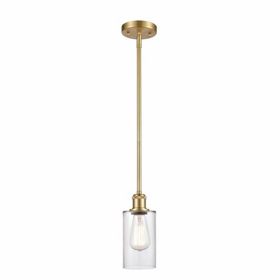 Clymer - 1 Light Mini Pendant In Art Deco Style-10 Inches Tall and 3.88 Inches Wide