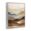 Stupell Industries Abstract Mountain Range Black Framed Giclee Art - 3 of 4