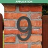 Unique Bargains 304 Stainless Steel Durable Rustproof House Numbers 1 Pc - 4 of 4