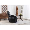 Oversized Faux Leather Zero Gravity Recliner with Storage Armrests, Cup Holder, Laptop Table, Phone Holder, and LED Reading Light - 2 of 4