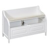 NicBex Modern 41.9" Storage Bench with High Back for Living Room and Entryway - 4 of 4