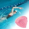 Unique Bargains Elasticity Swim Cap for Adult 5.91"x9.25" 1 Pc - 2 of 4
