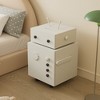 Luck Live Decorative storage cabinet, suitable for scenarios such as bedside tables in the bedroom and side tables in the living room. - 2 of 4
